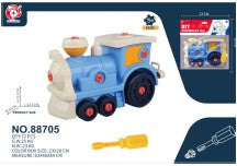 DIY Screw & Remove Car Set – Train, Plane & Racer Toys