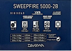 Daiwa Sweepfire 5000 Spinning Reel