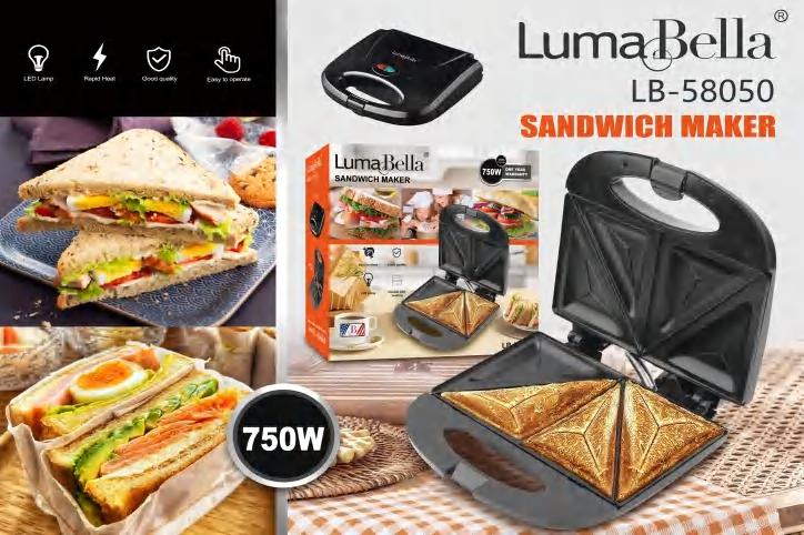 Sandwich Maker – Fast, Flavorful, Effortless
