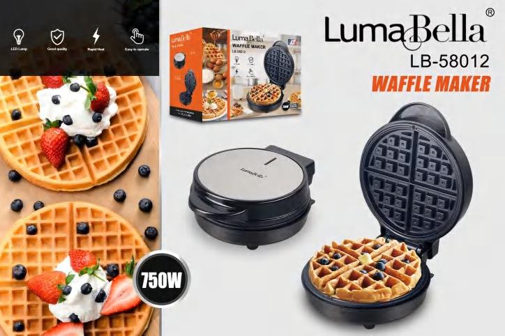 Waffle Maker – 750W Power