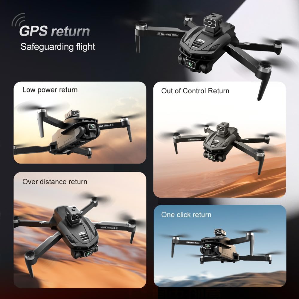 V168 Pro GPS Drones with Camera 4K HDR Videos