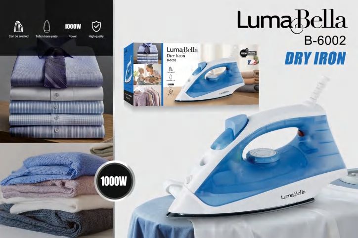 Dry Iron – 1000W Power