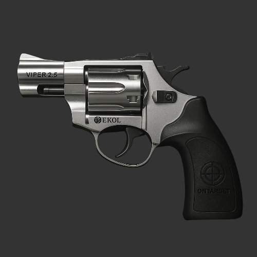 Blank Pistol Ekol viper 2.5" white Blank Revolver