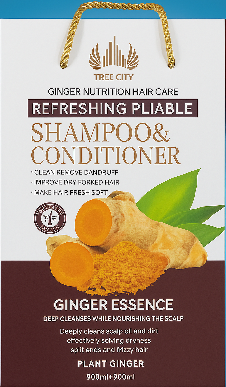 Tree City Ginger Nutrition Hair Care Set β 900ml + 900ml