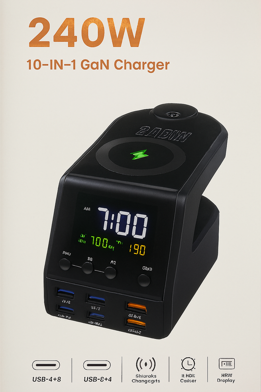 10-IN-1 GaN Charger