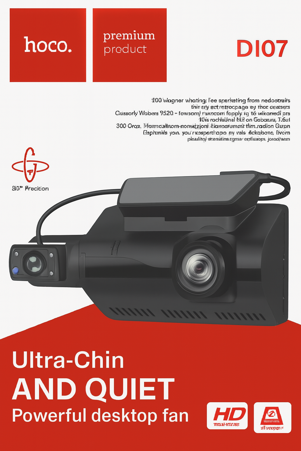 Hoco DI07 Ultra-Quiet Desktop Fan