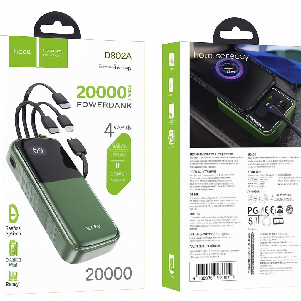 Hoco DB09A Power Bank β 20,000mAh