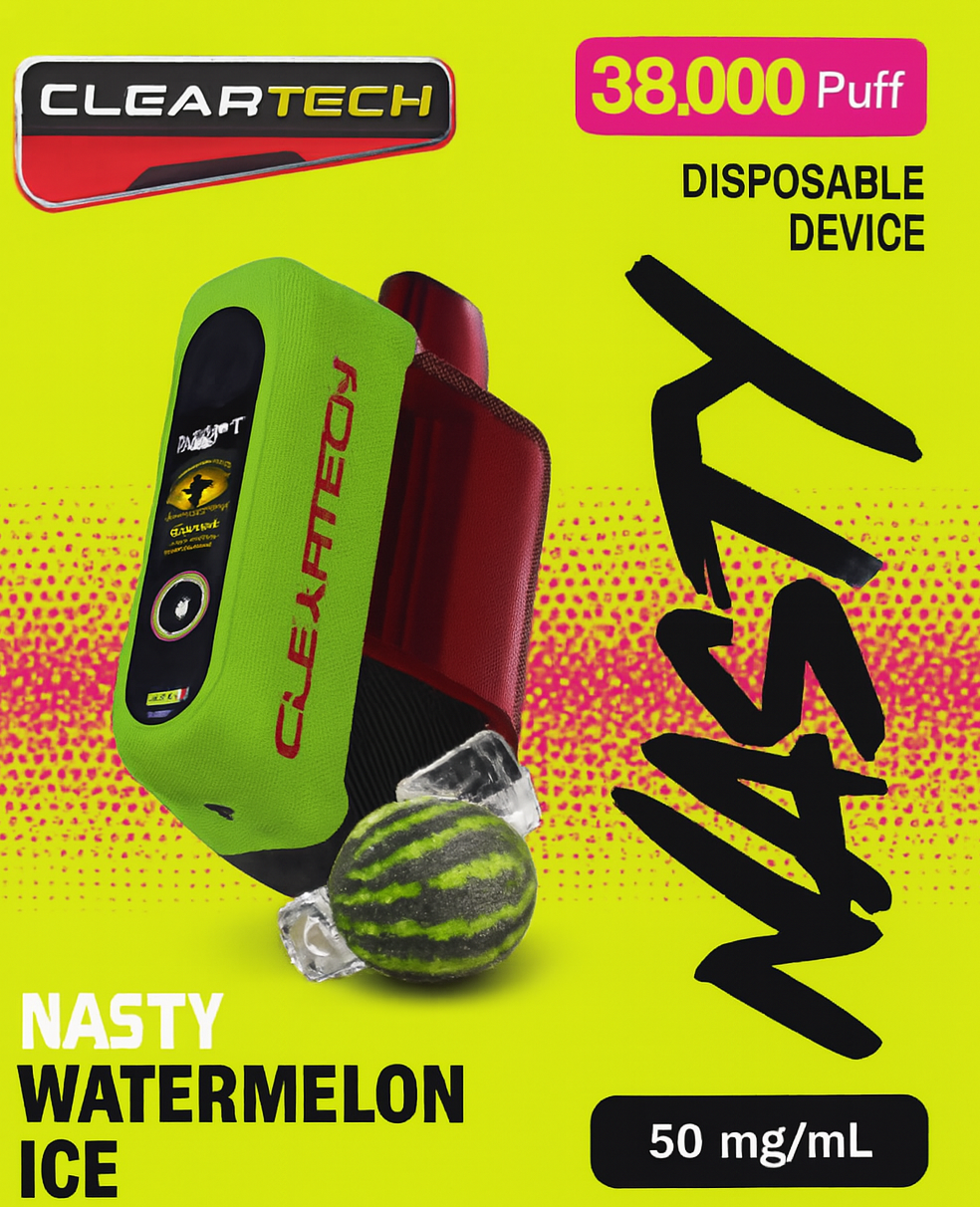 NASTY Rechargeable Disposable Vape (38,000 Puff, 50mg/mL)