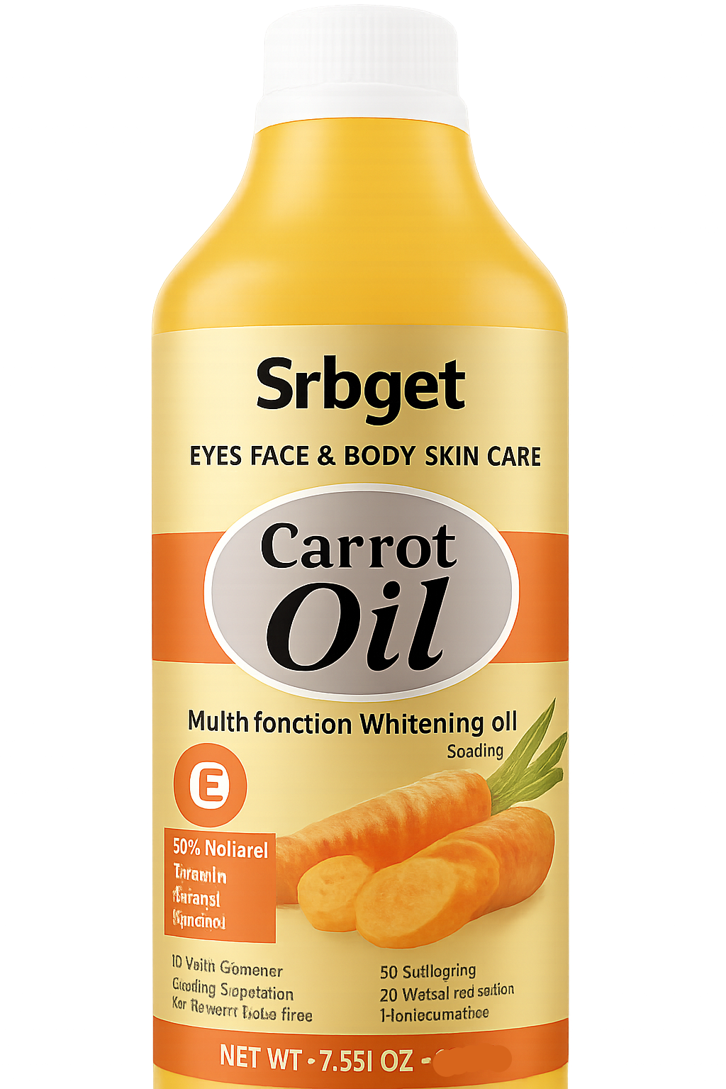 Carrot Oil – Multi-Function Whitening & Skin Corrector (1000ml)