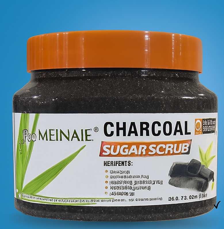 Charcoal Sugar Scrub – 3 Days Whitening – 650g