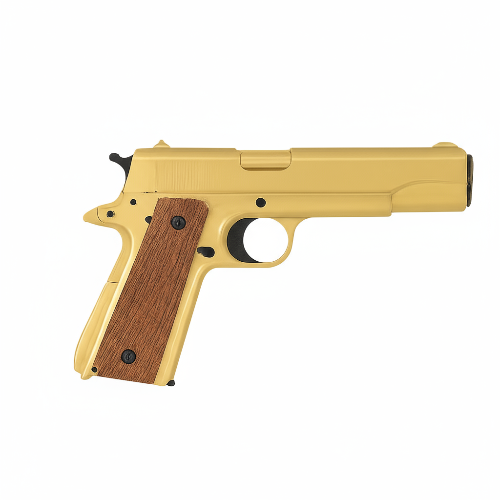 Aksa AK1911 Gold 9mm Blank Pistol