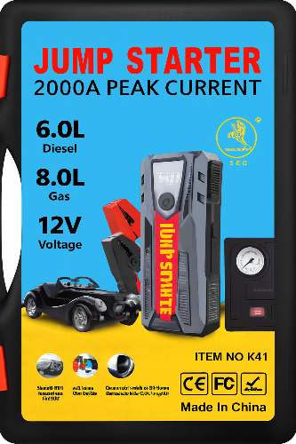 Car Jump Starter – 2000A Peak Power