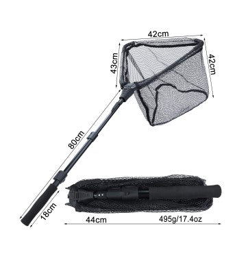 Telescopic Rubber Coated Landing Net