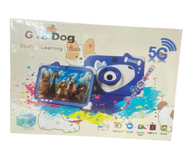 G18 Dog Kids Tablet – 7-Inch Educational Android Device with 5G