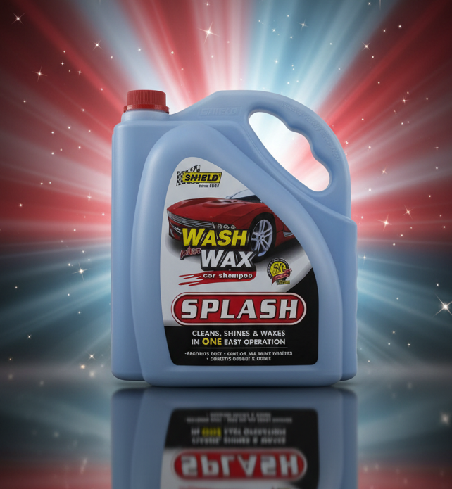 Shield SPLASH Wash + Wax Car Shampoo