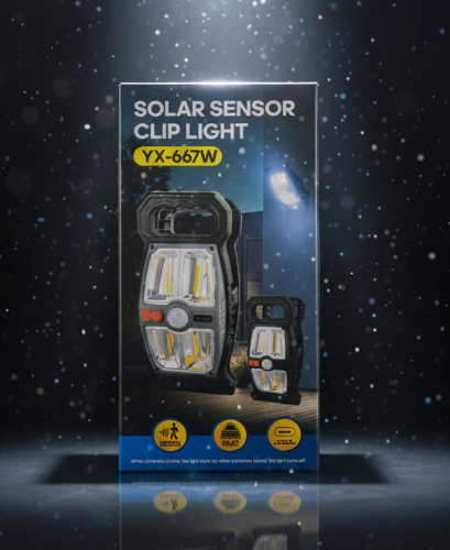 Solar Sensor Clip Light