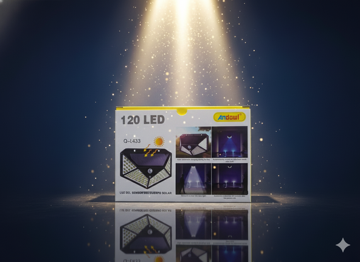 Solar Sensor Light – 120 LED