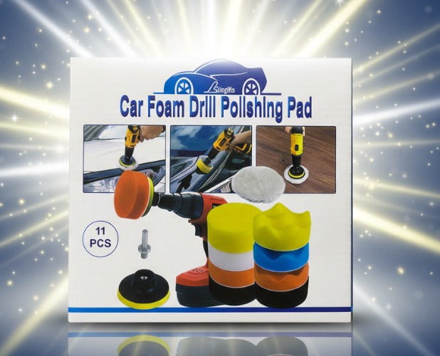 Car Foam Drill Polishing Pad Kit