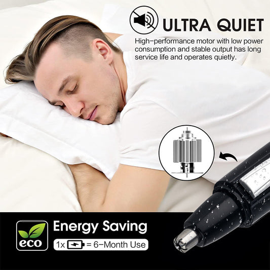 Professional 2-in-1 Nasal Hair Trimmer