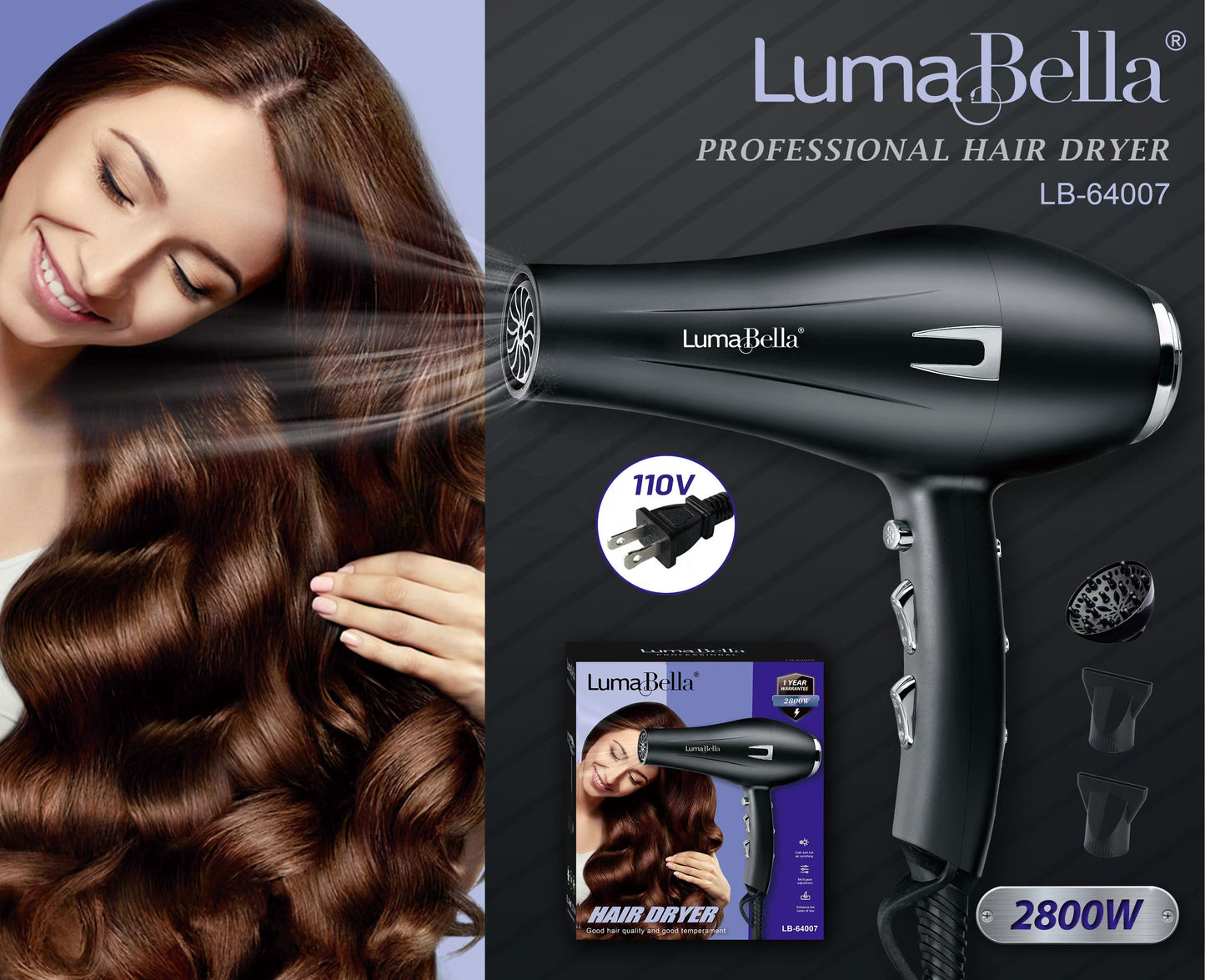 Professional Hair Dryer | 2700W
