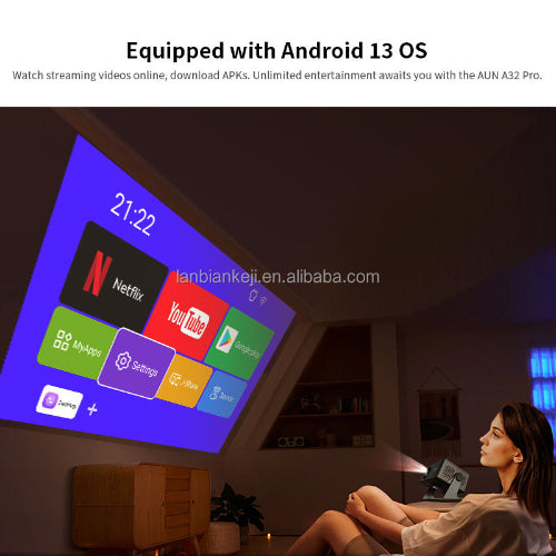 Wireless Projector – Android Version | 1080P Full HD
