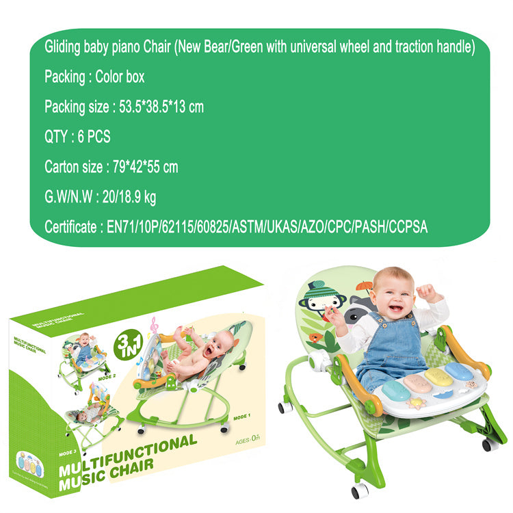 Hihi Baby 3-in-1 Multifunctional Dining Plate Chair