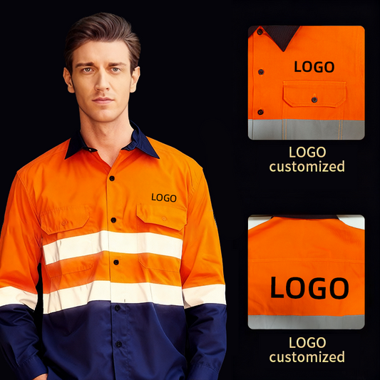 High-Visibility Long Sleeve Work Shirt – Safety Meets Durability