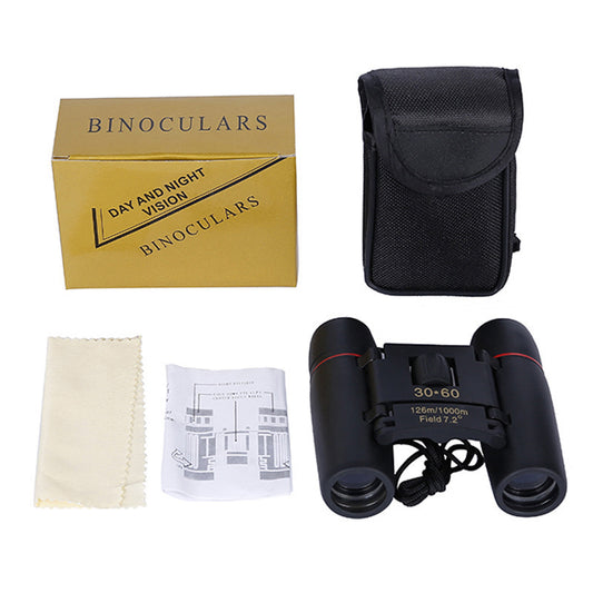 Binoculars 30X60 Portable Low Light Outdoor Night Vision Telescope & Optics