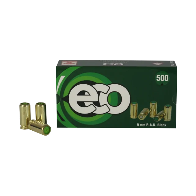 9mm P.A.K. Blank Ammunition - 500 Rounds | Self Defence Training Blanks