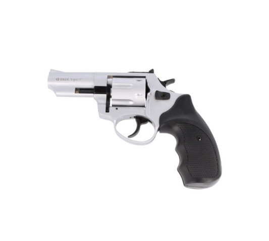 Ekol Viper 3" White 9mm P.A.K. Revolver