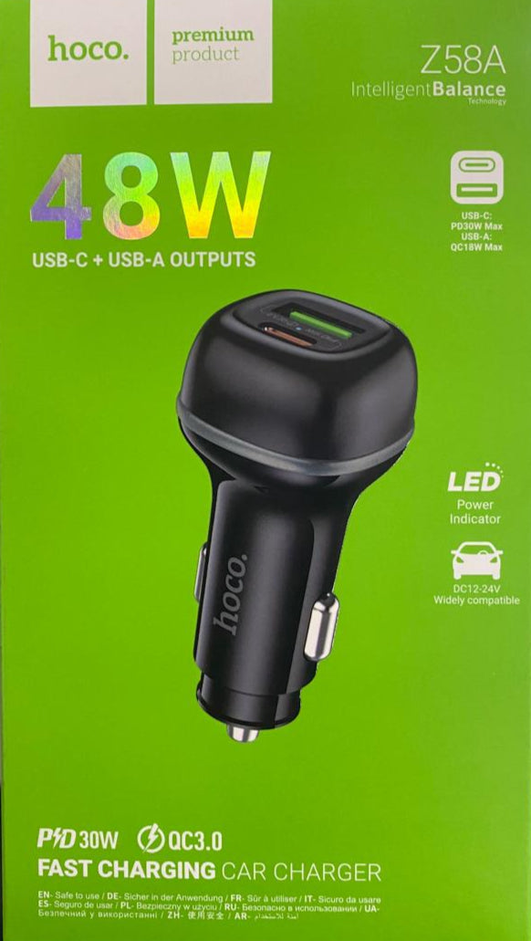 hoco. Z58A Premium Car Charger