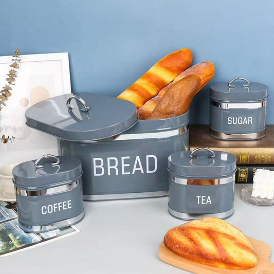 Cream Metal Kitchen Storage