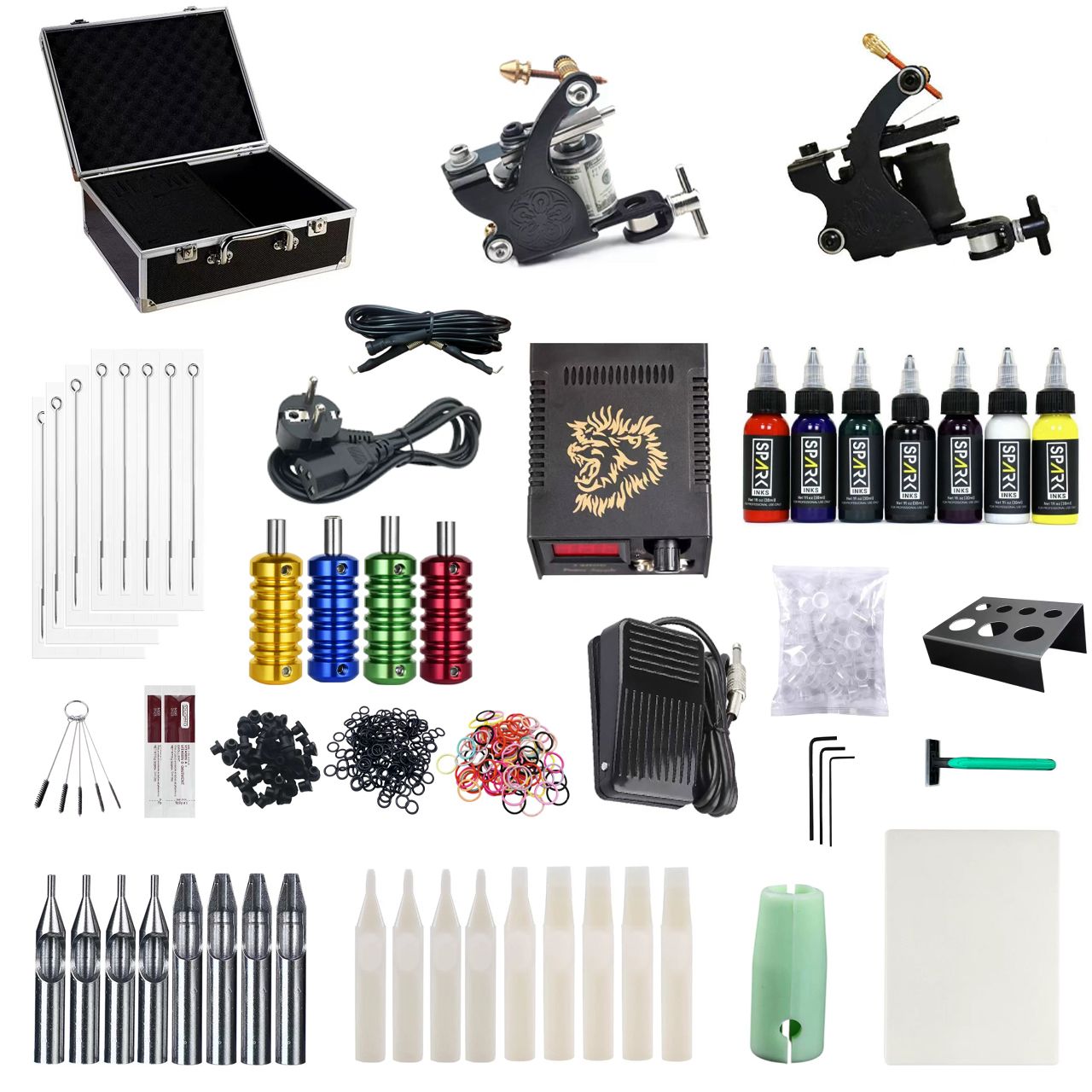 Tattoo Kit with Dual Machines