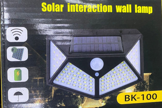 Solar Motion Sensor Wall Lamp – Waterproof LED Light for Outdoor Security