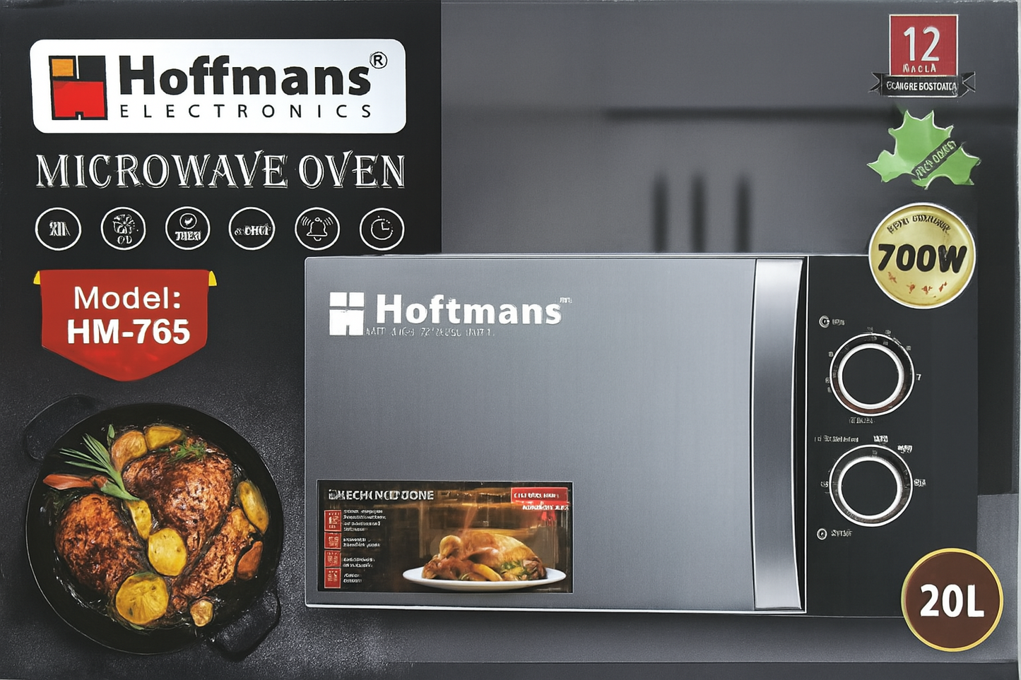 Microwave Oven – 20L | 700W | Mechanical Control