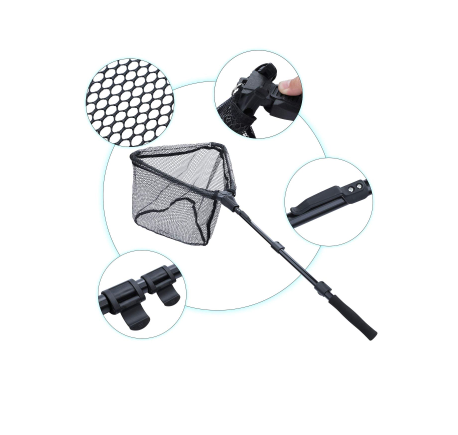Telescopic Rubber Coated Landing Net