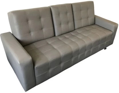 Premium Leather Sofa Bed 3-Seater Convertible Sleeper Couch
