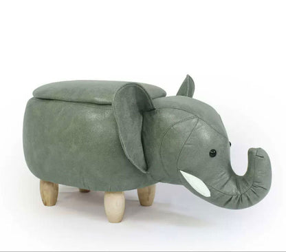 Elephant Ottoman Footstool With Storage