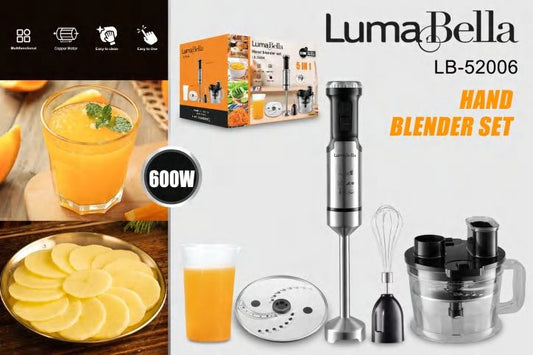 Hand Blender Set – 5-in-1 Power for Every Prep