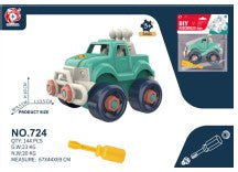 DIY Screw & Remove Car Set – Train, Plane & Racer Toys