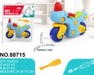 DIY Screw & Remove Car Set – Train, Plane & Racer Toys