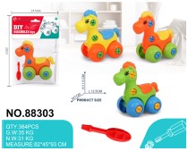 DIY Screw & Remove Car Set – Train, Plane & Racer Toys