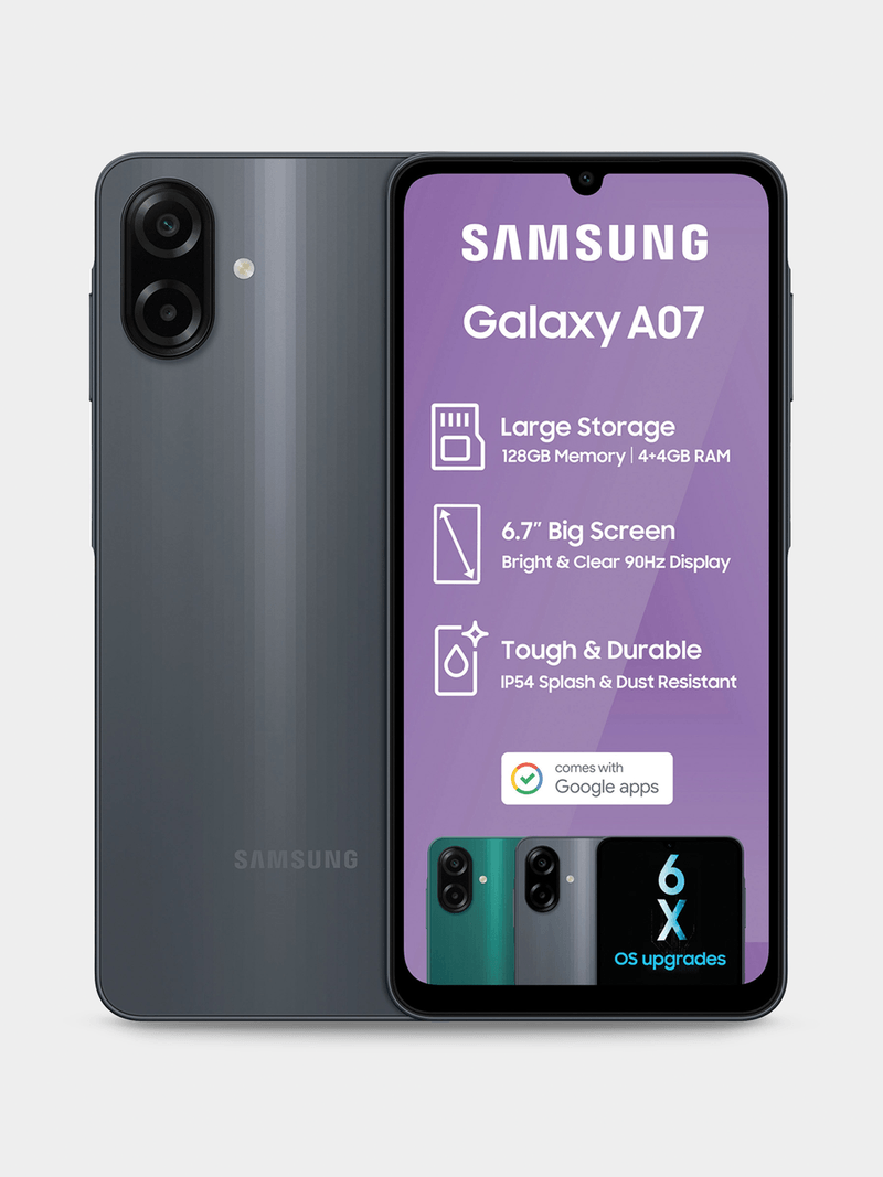 Samsung Galaxy A07s – 128GB Dual SIM