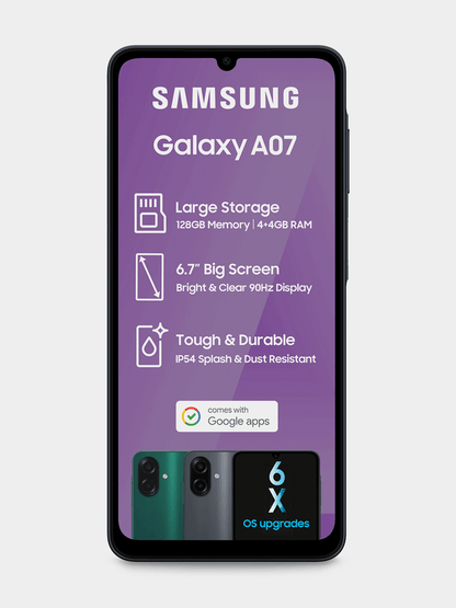 Samsung Galaxy A07s – 128GB Dual SIM