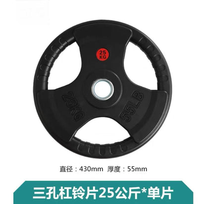 Plates Adjustable Weight Rubber Barbell Plates Set