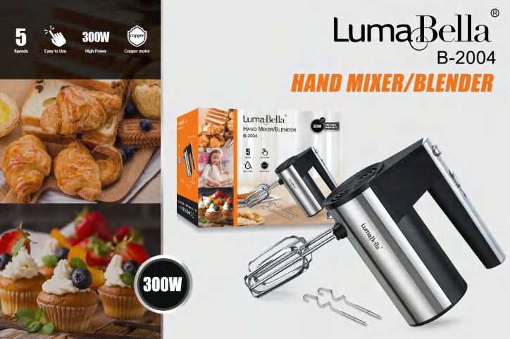 Hand Mixer/Blender – Compact Power for Creative Baking