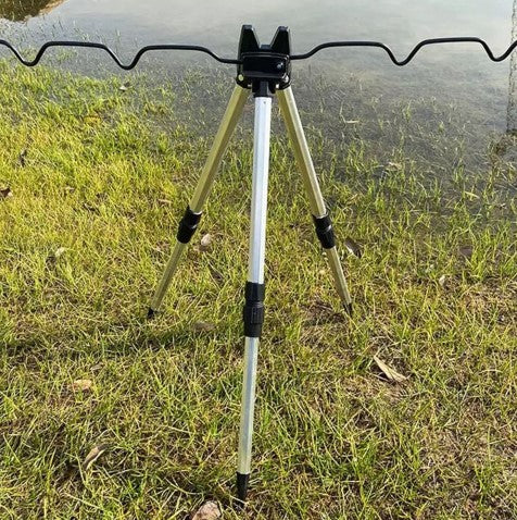 Fishing Rod Tripod Holder - Black