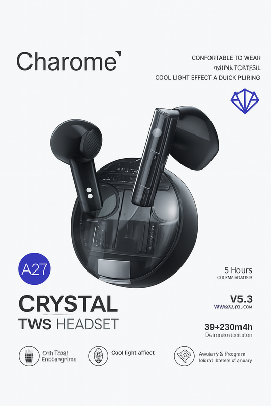 Charome A27 Crystal TWS Headset