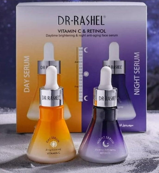 Dr. Rashel Vitamin C & Retinol Day & Night Serum Set