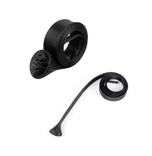 12-Piece Rod Sock, Fishing Rod Sleeve Cover Braided Mesh Rod Protector